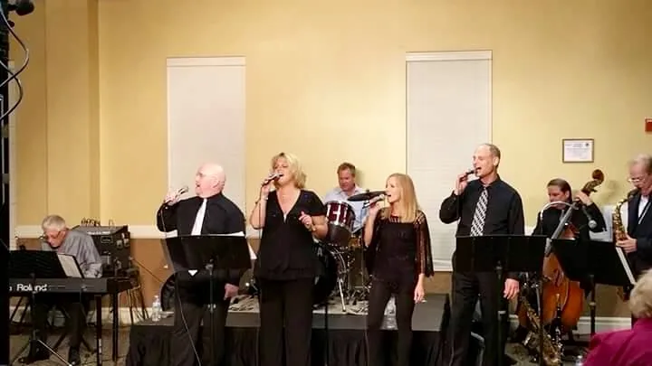 Jazz Spectrum performing with a full band at a private venue